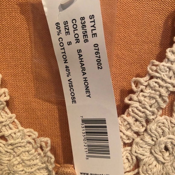 Cardigan short sleeve, with croche adds on - Picture 4 of 6